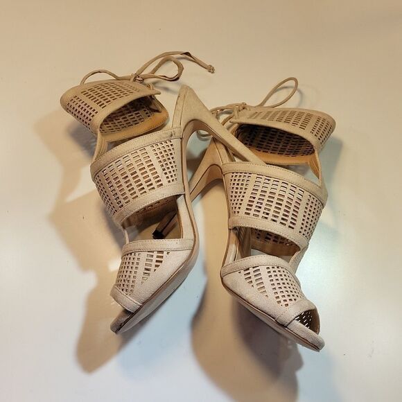 CALL IT SPRING SUEDE GLADIATOR STYLE HIGH HEEL STILETTOS ROUND TOE SANDAL - Picture 15 of 15